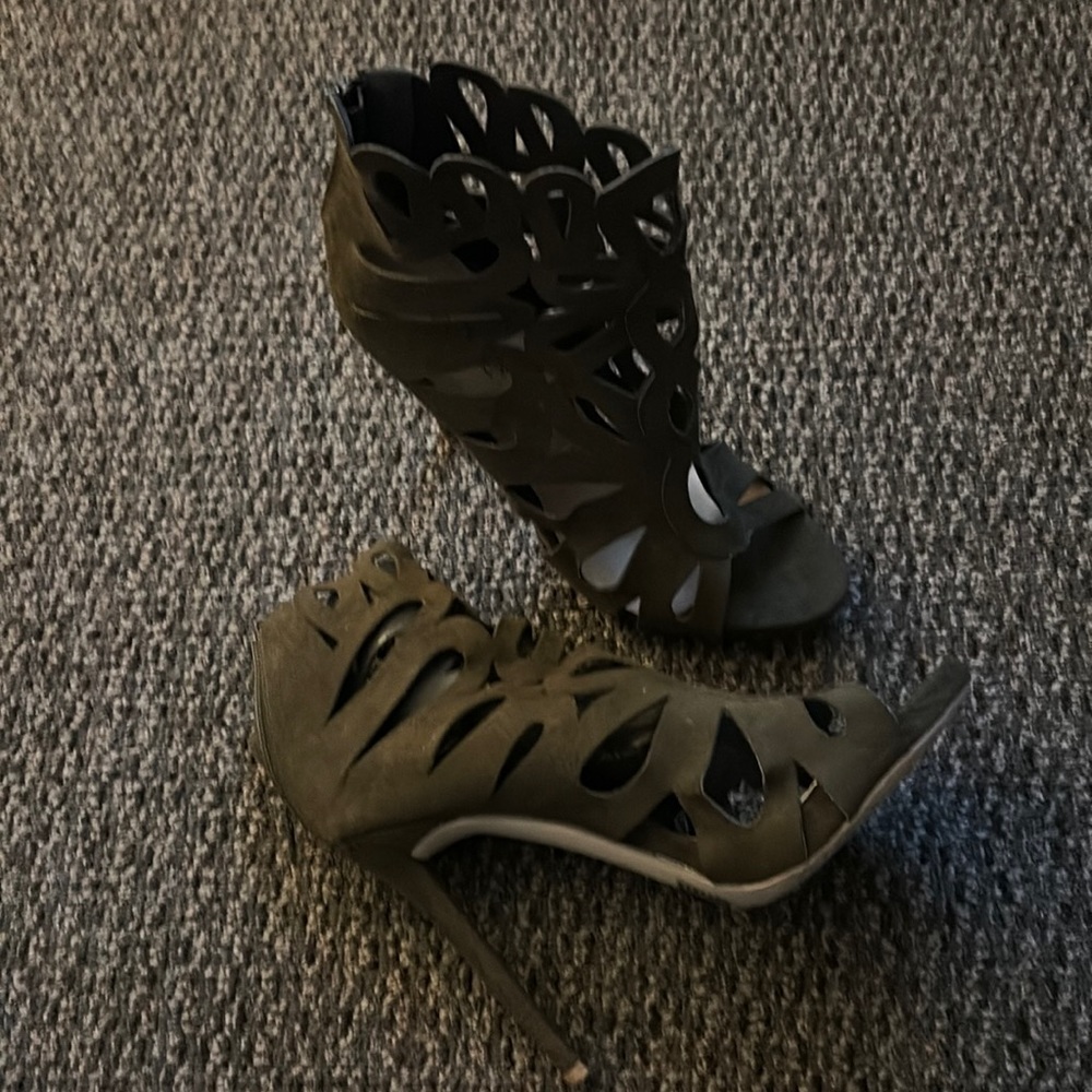 Shoe Dazzle Green 5" heel